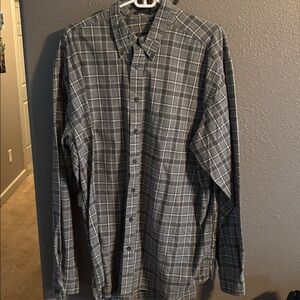 Men’s Eddie Bauer Charcoal Plaid Flannel